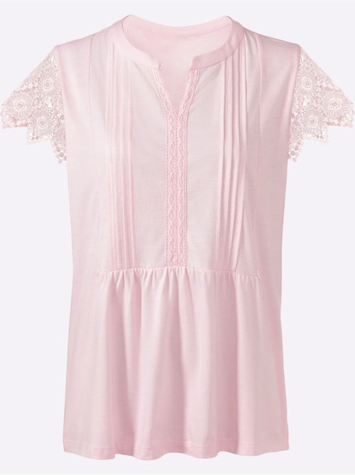 T-shirt à Manches Courtes 50% Coton Et 50% Modal - Taille Standard - Witt - Kiabi