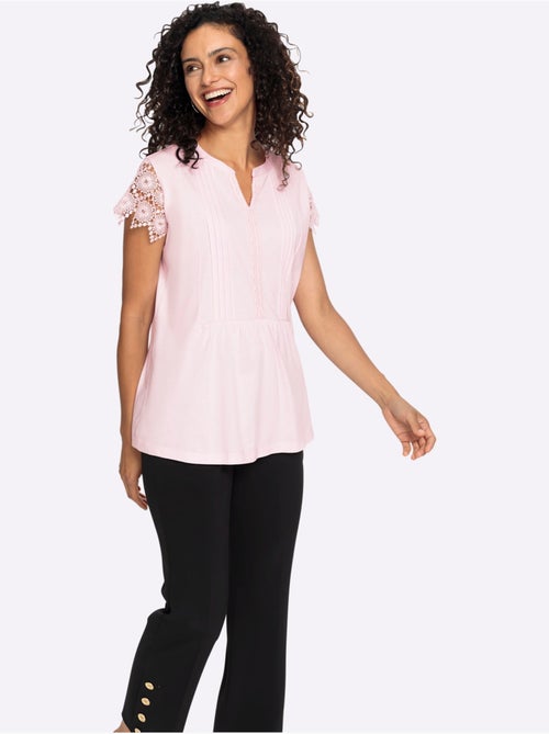 T-shirt à Manches Courtes 50% Coton Et 50% Modal - Taille Standard - Witt - Kiabi