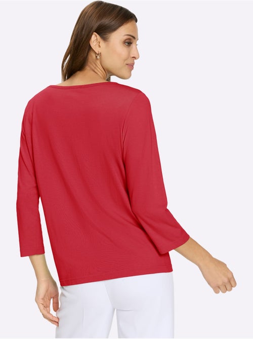 T-shirt à Manches Courtes 50% Coton Et 50% Modal - Taille Standard - Witt - Kiabi