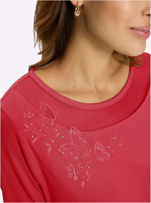 T-shirt à Manches Courtes 50% Coton Et 50% Modal - Taille Standard - Witt - Kiabi