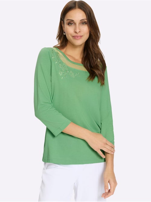 T-shirt à Manches Courtes 50% Coton Et 50% Modal - Taille Standard - Witt - Kiabi