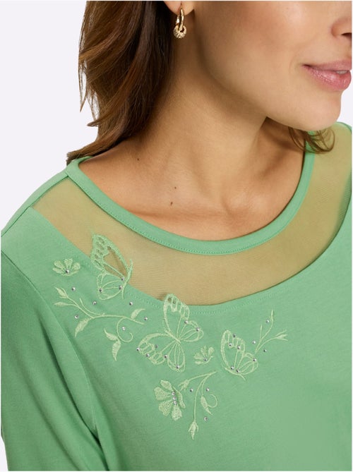 T-shirt à Manches Courtes 50% Coton Et 50% Modal - Taille Standard - Witt - Kiabi