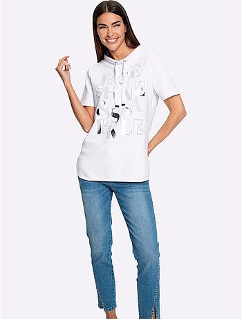 T-shirt à manches courtes 50% modal - taille standard - helline
