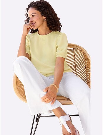 T-shirt à Manches Courtes 50% Modal - Taille Standard - Witt