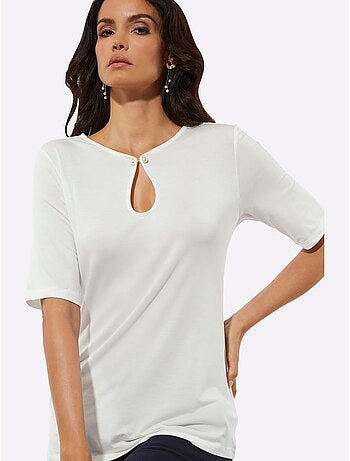 T-shirt à manches courtes 95% modal - taille standard - helline