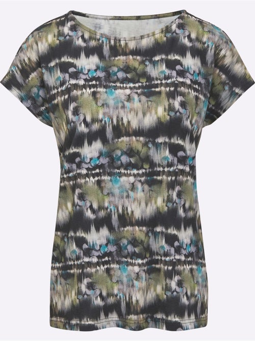 T-shirt à Manches Courtes 95% Modal - Taille Standard - helline - Kiabi