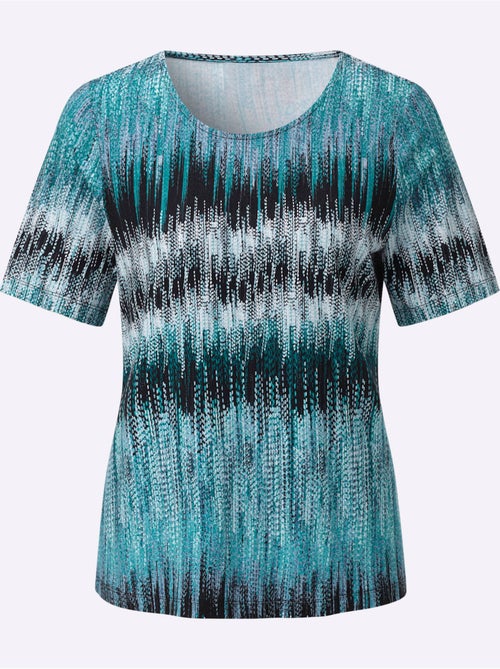 T-shirt à Manches Courtes 95% Viscose (ecovero) - Taille Standard - Witt - Kiabi