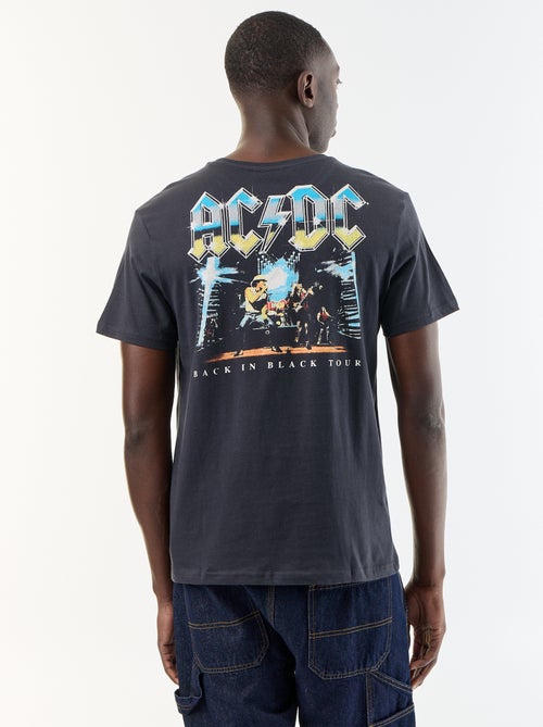 T-shirt à manches courtes 'AC DC' - Kiabi T-shirt à manches courtes 'AC DC' - Kiabi