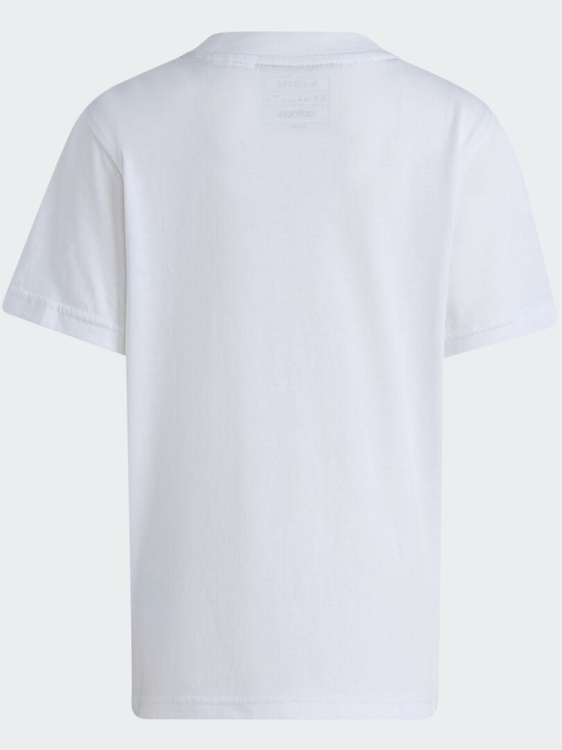 T-shirt à manches courtes 'adidas' Blanc/noir - Kiabi