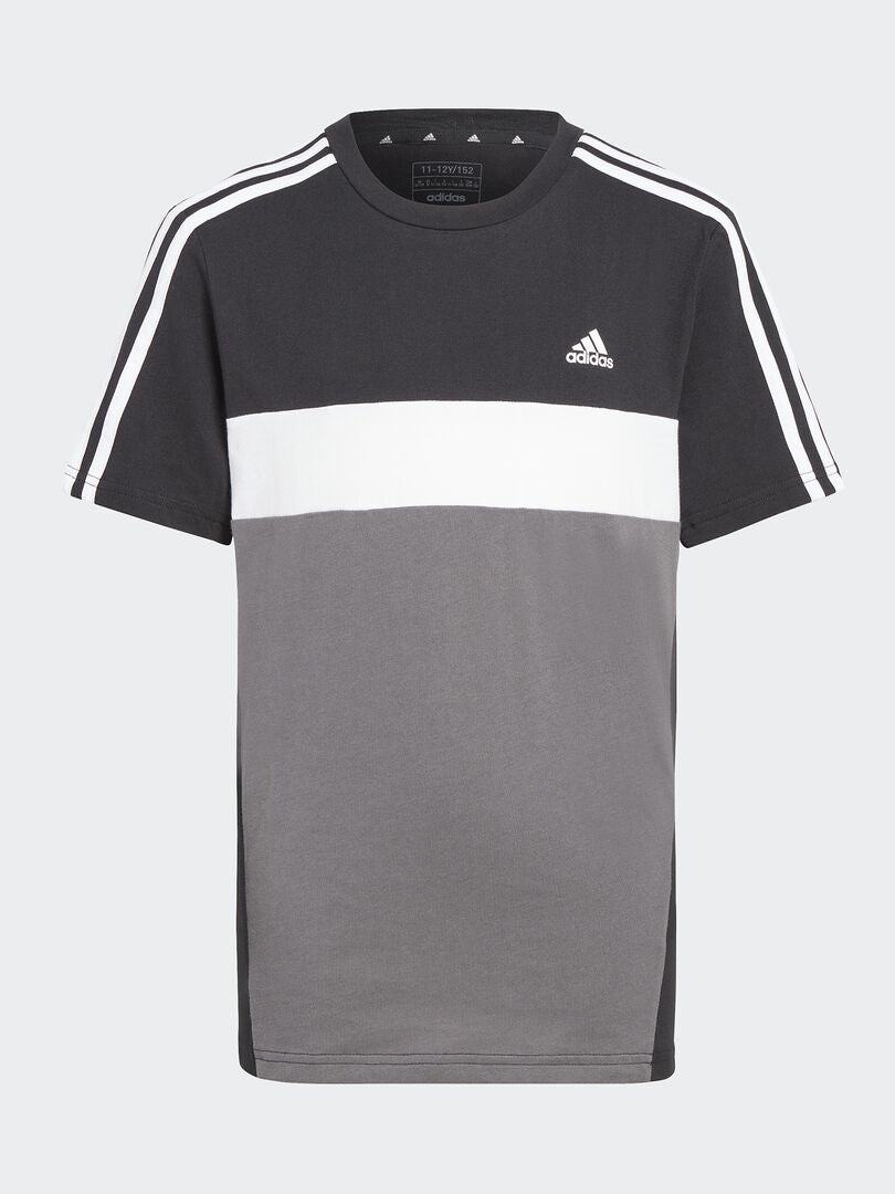 T-shirt à manches courtes 'adidas' Noir/gris - Kiabi