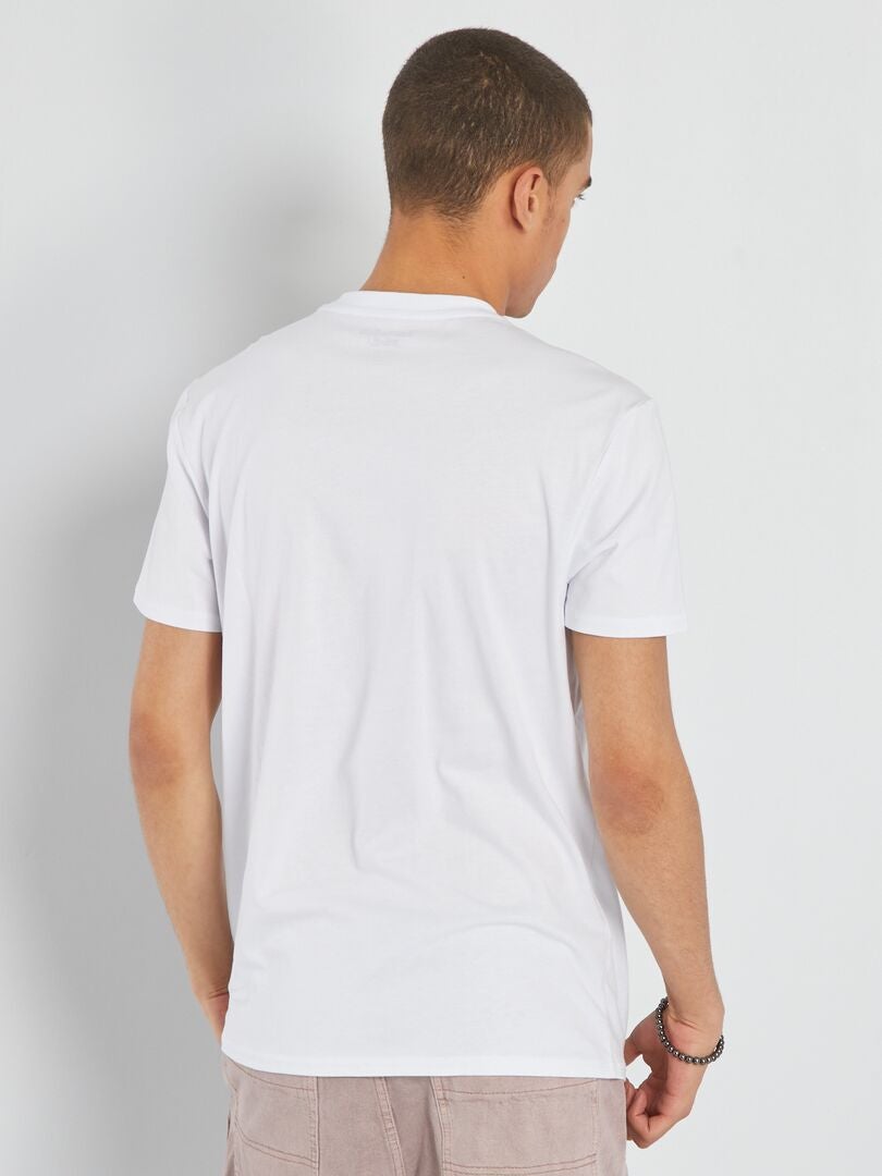 T-shirt à manches courtes 'Attaque des Titans' blanc - Kiabi