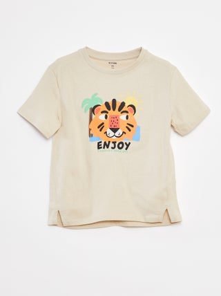 T-shirt à manches courtes avec animation