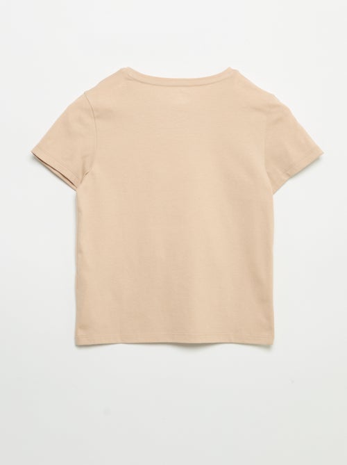 T-shirt à manches courtes avec animation - Kiabi