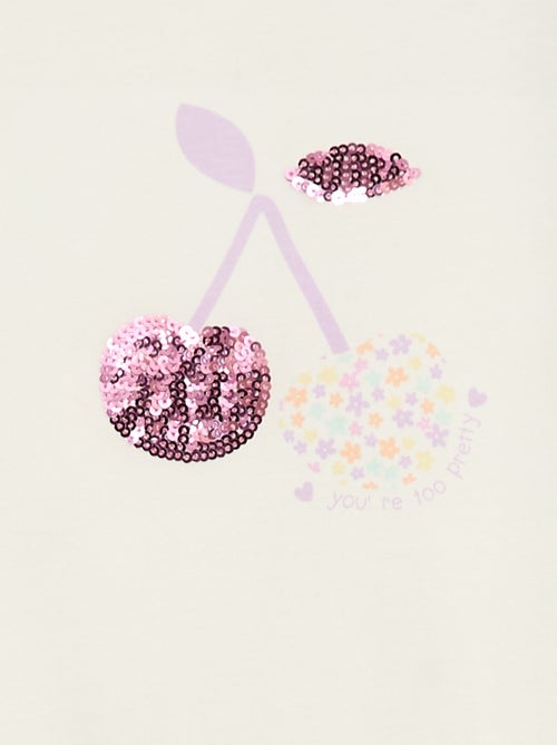 T-shirt à manches courtes avec animation - Kiabi