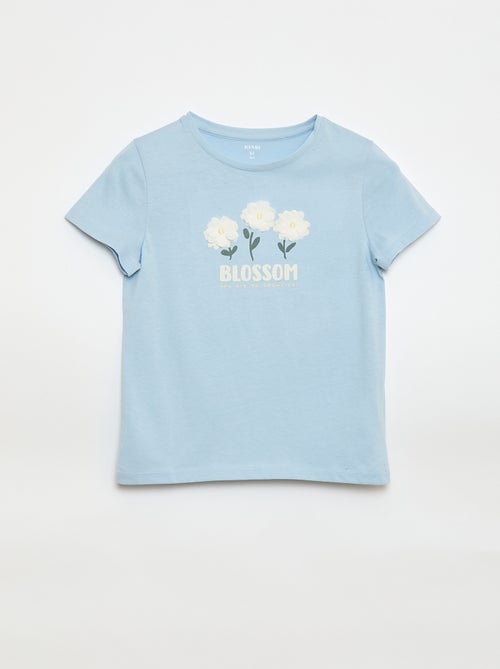 T-shirt à manches courtes avec animation - Kiabi