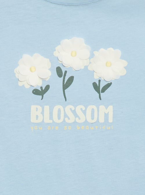 T-shirt à manches courtes avec animation - Kiabi