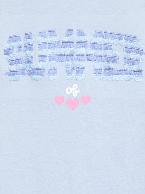 T-shirt à manches courtes avec animation - Kiabi