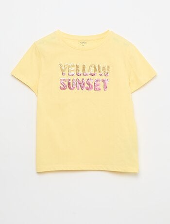 T-shirt à manches courtes avec animation