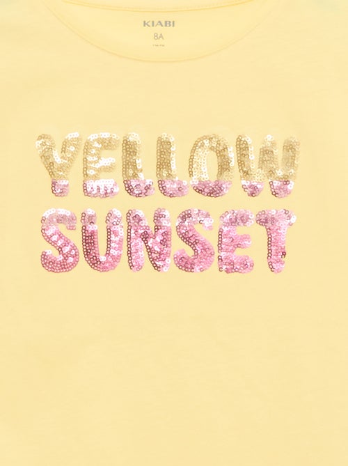 T-shirt à manches courtes avec animation - Kiabi