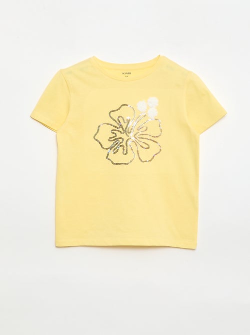 T-shirt à manches courtes avec animation - Kiabi