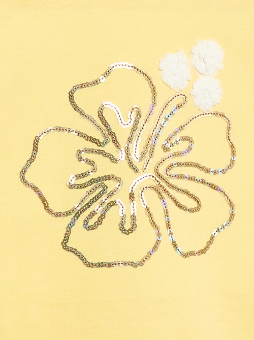 T-shirt à manches courtes avec animation - Kiabi