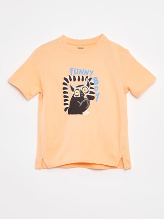 T-shirt à manches courtes avec animation