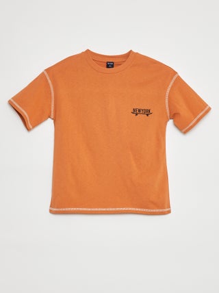 T-shirt à manches courtes avec animation
