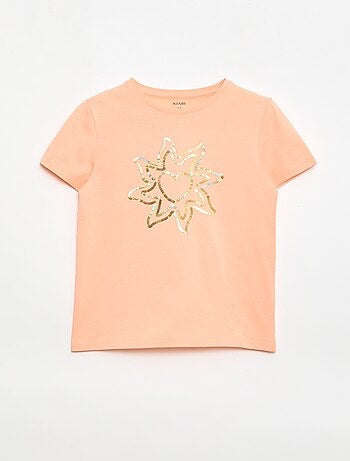T-shirt à manches courtes avec animation