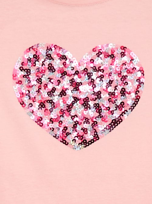 T-shirt à manches courtes avec animation - Kiabi