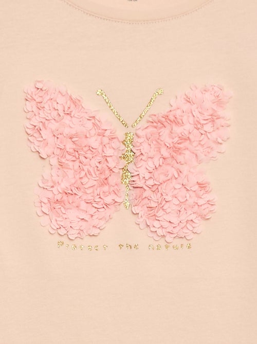 T-shirt à manches courtes avec animation - Kiabi