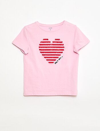T-shirt à manches courtes avec animation