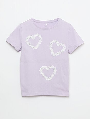 T-shirt à manches courtes avec animation