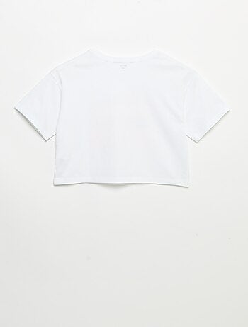 T-shirt à manches courtes avec broderies