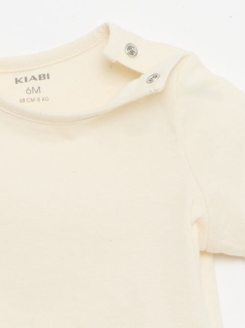 T-shirt à manches courtes avec détails au crochet - Kiabi