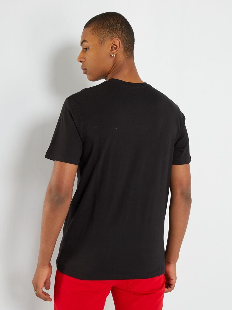 T-shirt à manches courtes avec imprimé '2Pac' gris foncé - Kiabi