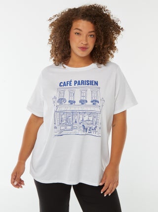 T-shirt à manches courtes avec imprimé