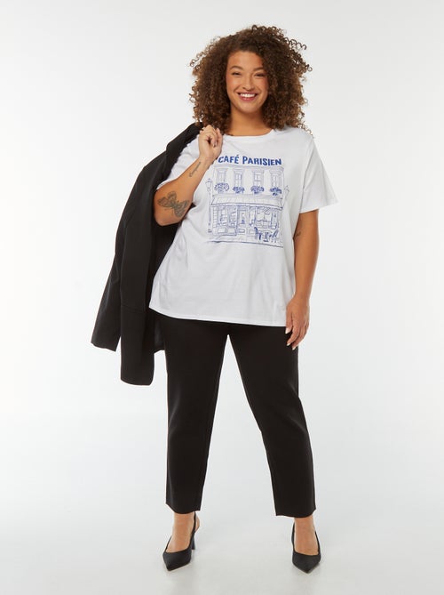 T-shirt à manches courtes avec imprimé - Kiabi