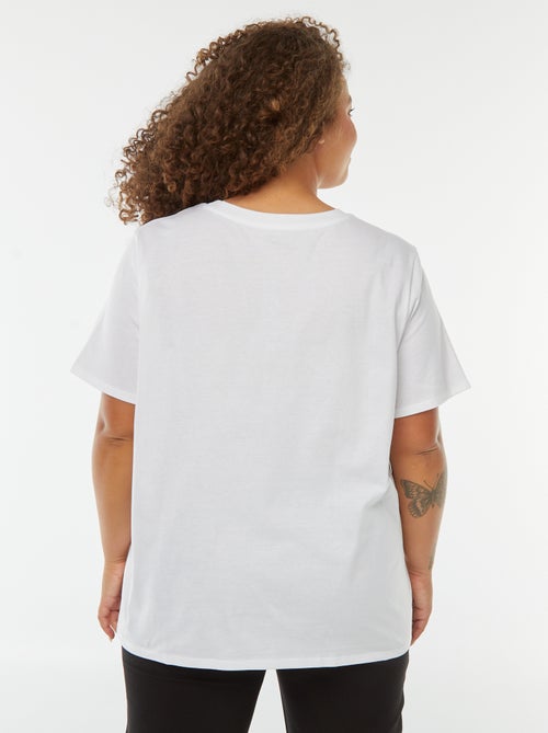 T-shirt à manches courtes avec imprimé - Kiabi