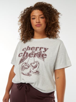 T-shirt à manches courtes avec imprimé