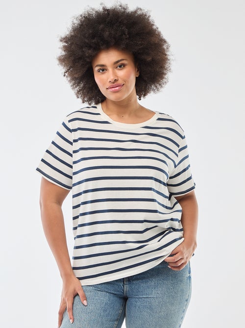 T-shirt à manches courtes avec imprimé - Kiabi