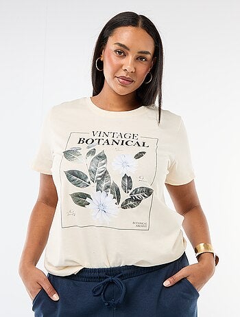 T-shirt à manches courtes avec imprimé