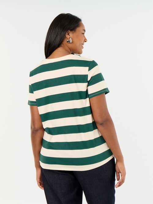 T-shirt à manches courtes avec imprimé - Kiabi