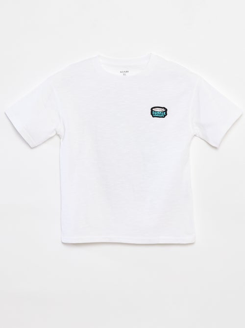 T-shirt à manches courtes avec imprimé - Kiabi