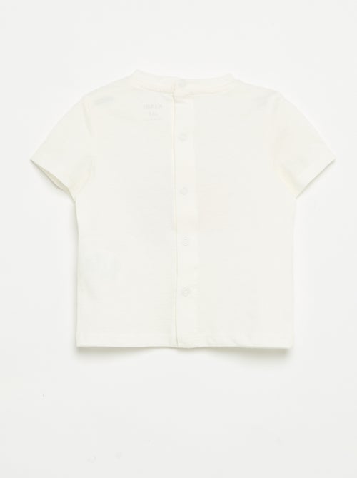 T-shirt à manches courtes avec imprimé - Kiabi