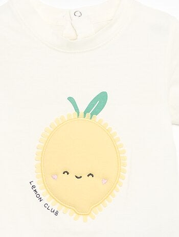 T-shirt à manches courtes avec imprimé