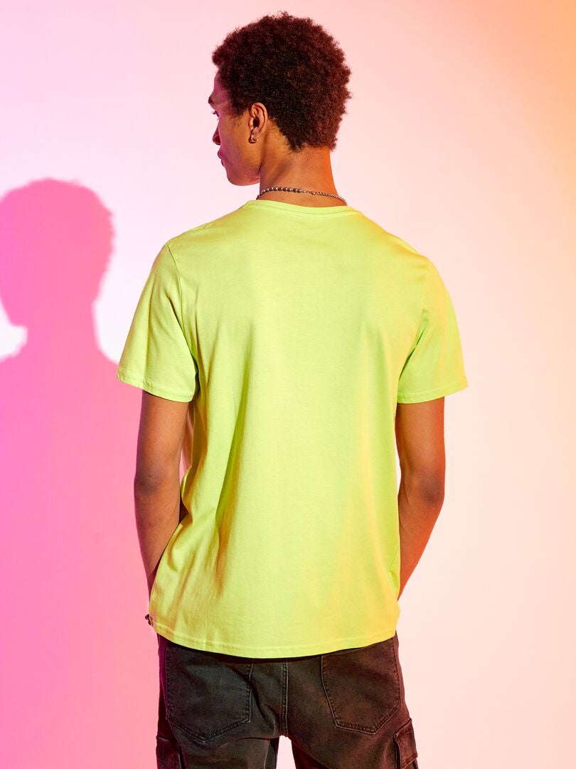 T-shirt à manches courtes avec imprimé Blanc - Kiabi