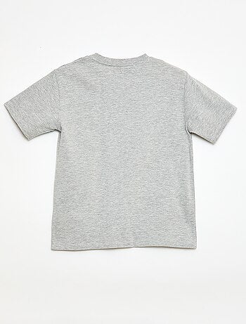 T-shirt à manches courtes avec imprimé 'Luffy - One Piece'