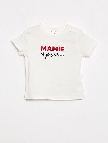 T-shirt à manches courtes avec imprimé 'Mami'