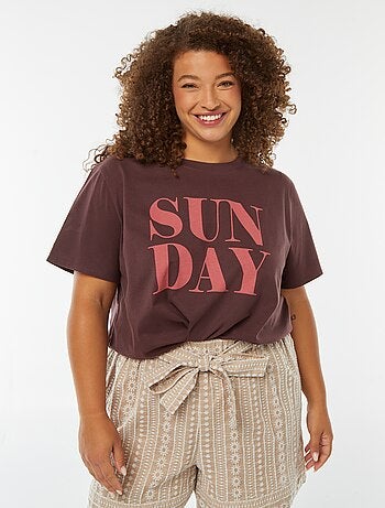 T-shirt à manches courtes avec imprimé