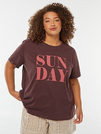 T-shirt à manches courtes avec imprimé